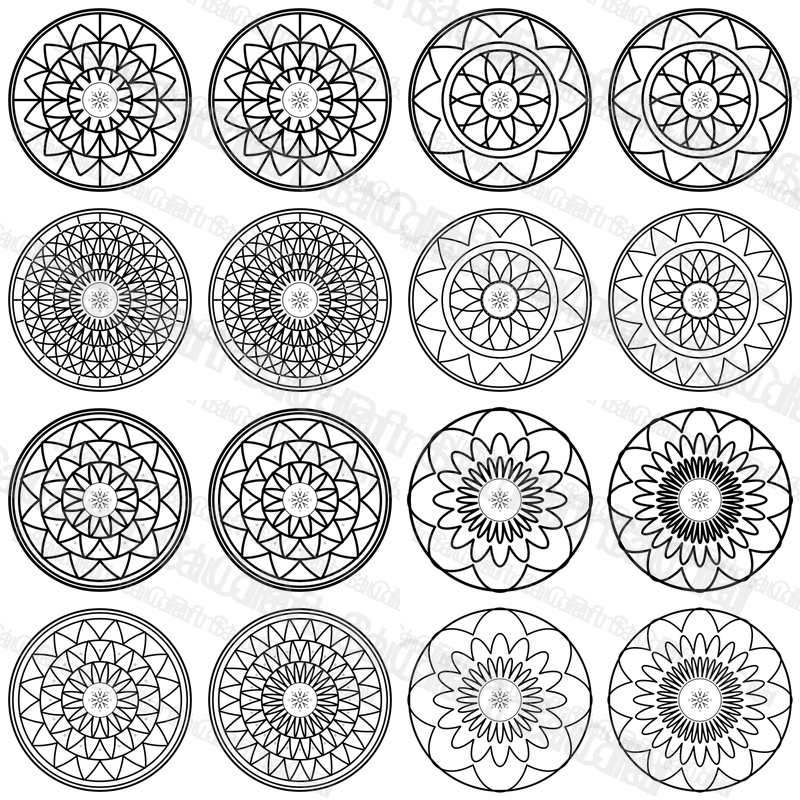 Mandala Coloring Pages MEGA Bundle (54 Pages)