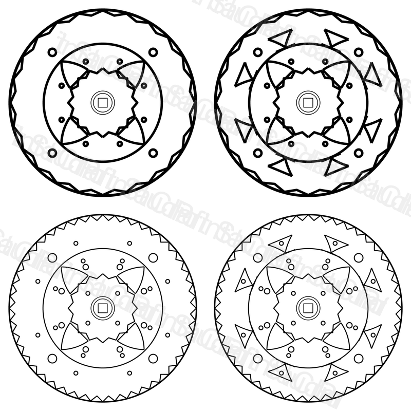 Chinese Window Flower Paper Cut Templates